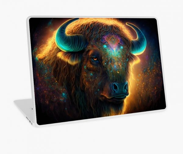 Cosmic Buffalo Laptop Skin