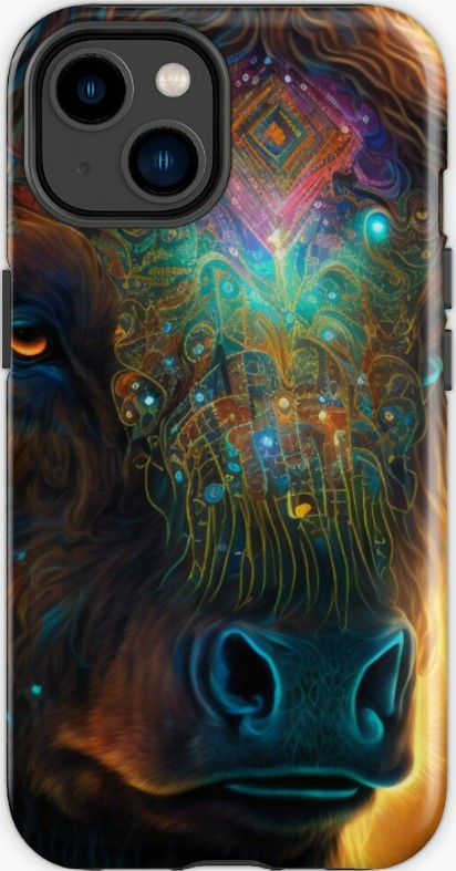 Cosmic Buffalo iPhone Case